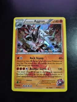 Pokemon TCG Team Magma's Aggron Double Crisis 14/34 Holo Holo Rare Near Mint - Image 1