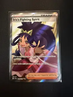 Iris's Fighting Spirit 180/159 Ultra Rare Holo Pokemon 2025 Journey Together NM - Image 1