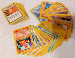 123 Original Pokemon Base Set Cards 52 Pokemon, 56 Energy, 15 trainers WotC 1999 - Image 1