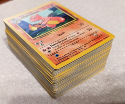 123 Original Pokemon Base Set Cards 52 Pokemon, 56 Energy, 15 trainers WotC 1999 - Image 3