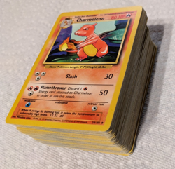 123 Original Pokemon Base Set Cards 52 Pokemon, 56 Energy, 15 trainers WotC 1999 - Image 4