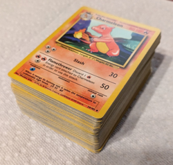 123 Original Pokemon Base Set Cards 52 Pokemon, 56 Energy, 15 trainers WotC 1999 - Image 5