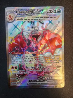 Pokemon TCG Charizard EX #74 Promo Paldean Fates 2024 NM/Mint Condition - Image 1