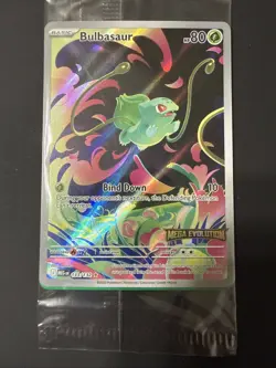 Bulbasaur Stamped Promo Illustration Rare - #133/132 - Pokemon Mega Evolutions - Image 3
