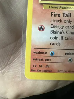 Pokemon TCG Blaine's Charmander Gym Challenge 60/132 Common LP - Image 2