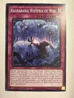Ragnaraika Wisteria of Woe | ROTA-EN077 | Yugioh | 1st Ed | Rage Of The Abyss NM - Image 1