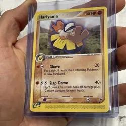 Pokemon TCG Card - Hariyama EX Ruby and Sapphire 33/109 - Regular Uncommon - NM - Image 2