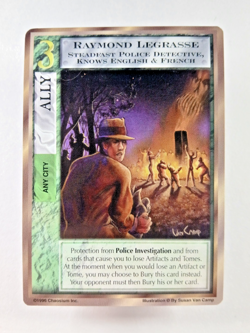 Raymond Legrasse - Mythos CCG card (1996 Chaosium) Ally, City Cthulhu Lovecraft - Image 1