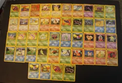 1999 Pokemon 1ST EDITION Fossil Set Cards Large 65 Card Lot RARE WotC NICE - Image 1