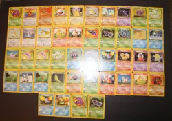 1999 Pokemon 1ST EDITION Fossil Set Cards Large 65 Card Lot RARE WotC NICE - Image 3