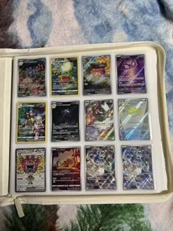 Pokemon Card Binder Collection With Modern Full Arts Illustration Rares - Image 1
