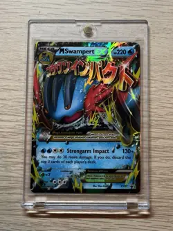 Pokemon TCG Mega Swampert EX XY87 XY Holo Card Black Star Promo LP - Image 1
