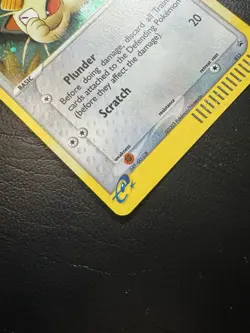 Pokemon TCG Meowth Black Star Promos Holo Card 13 LP/NM Condition - Image 3