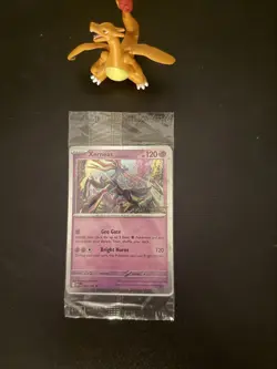 Xerneas 064/132 SEALED Pokemon Mega Evolution Stamped Promo Best Buy Holo Card - Image 1
