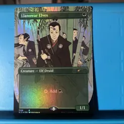 Foil LLANOWAR ELVES Secret Lair NM Magic the Gathering MTG - Image 1