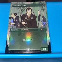 Foil LLANOWAR ELVES Secret Lair NM Magic the Gathering MTG - Image 4