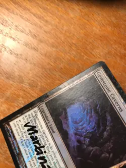 Magic the Gathering MTG foil Gemstone Cavern Time Spiral signed by Artist LP - Image 4