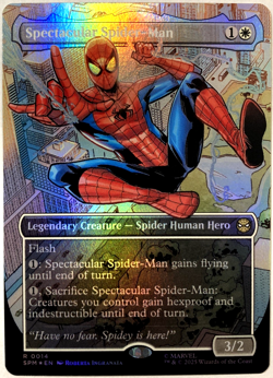 MTG Spectacular Spider-Man (Borderless Foil) Marvel's Spider-Man 14 NM - Image 1