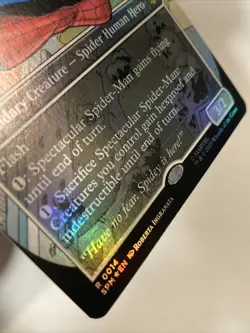 MTG Spectacular Spider-Man (Borderless Foil) Marvel's Spider-Man 14 NM - Image 2