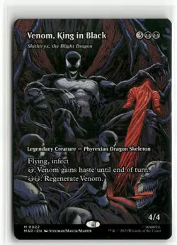 Venom, King in Black - Skithiryx, the Blight Borderless Marvel Eternal-Legal MTG - Image 1