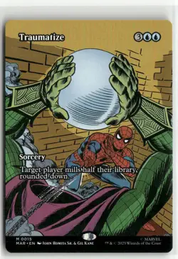 Traumatize Borderless - Marvel Eternal-Legal MTG NM - Image 1