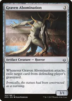 Graven Abomination 4x FOIL HOU MTG Hour of Devastation Common MINT artifact - Image 1