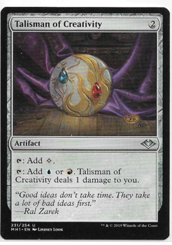 Talisman of Creativity - Modern Horizons - Magic the Gathering - MTG - Uncommon - Image 1