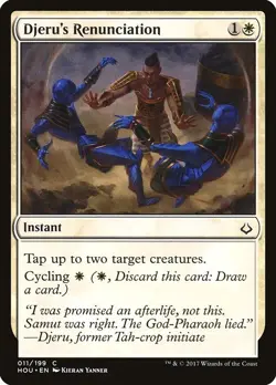 Djeru's Renunciation 4x FOIL HOU MTG Hour of Devastation Common MINT white - Image 1