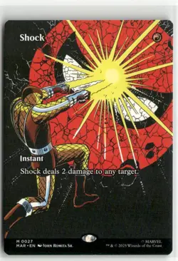 Shock Borderless - Marvel Eternal-Legal MTG NM - Image 1