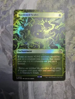 NM Foil - Hardened Scales: WOE Enchanted Tales MTG - Image 1