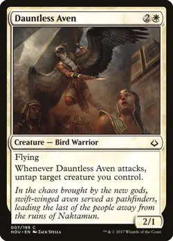 Dauntless Aven 4x FOIL HOU MTG Hour of Devastation Common MINT white - Image 1