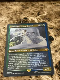 GALADRIEL, ELVEN-QUEEN Magic MTG Lord of the Rings Etched Foil (Thick Stock) - Image 1