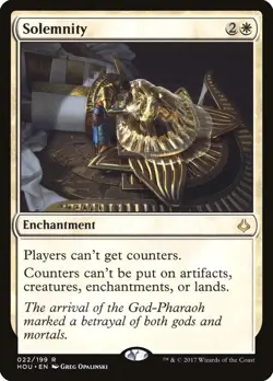 Solemnity [Hour of Devastation] MTG FOIL - Image 1