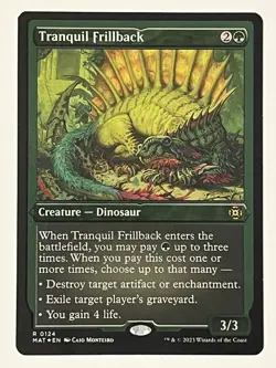 Tranquil Frillback (Foil Etched) March of the Machine: The Aftermath Foil MTG NM - Image 1