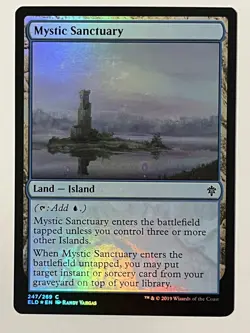 Mystic Sanctuary Throne of Eldraine Foil MTG NM - Image 1