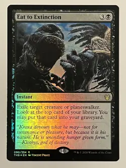 Eat to Extinction Theros Beyond Death Foil MTG NM - Image 1