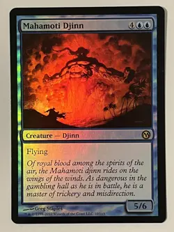 Mahamoti Djinn Duels of the Planeswalkers Foil MTG NM - Image 1