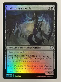 Hailstorm Valkyrie Kaldheim Foil MTG NM - Image 1