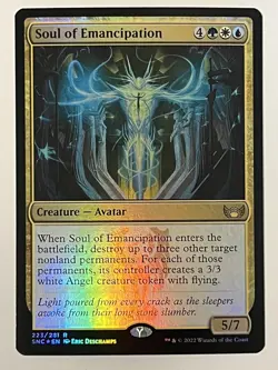 Soul of Emancipation Streets of New Capenna Foil MTG NM - Image 1