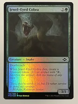 Jewel-Eyed Cobra Modern Horizons 2 Foil MTG NM - Image 1