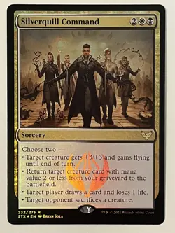 Silverquill Command Strixhaven: School of Mages Foil MTG NM - Image 1