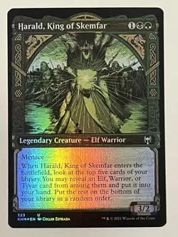 Harald, King of Skemfar (Showcase) Kaldheim Foil MTG NM - Image 1