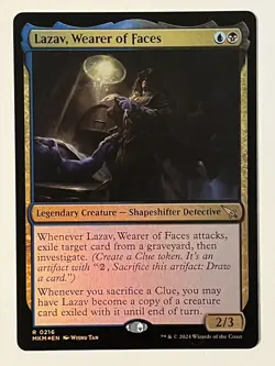 Lazav, Wearer of Faces Murders at Karlov Manor Foil MTG NM - Image 1