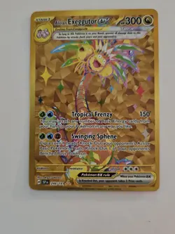 Alolan Exeggutor ex 248/191 Sv08: Surging Sparks Holo Gold Pokemon TCG - Image 1