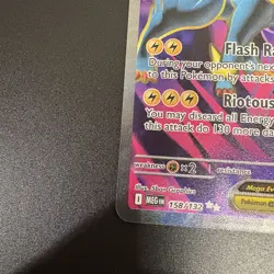Pokemon Mega Manectric EX 158/132 (Mega Evolution) English NM Pre-Owned - Image 4