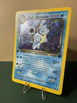 Pokemon Dark Blastoise Holo Rare 3/82 1st Edition Team Rocket - Image 2