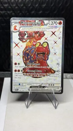 MAGCARGO ex 191/167 FULL ART -TWILIGHT MASQUERADE POKEMON-ULTRA RARE- MINT - Image 1