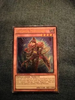 Yugioh Gagaga Magician ZTIN-ENV01 Limited Edition Ultimate Rare - Image 1