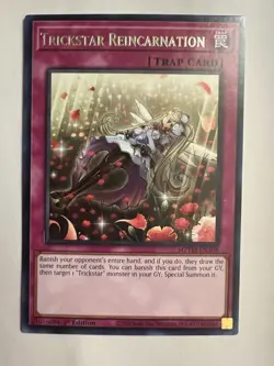 Trickstar Reincarnation MZTM-EN108 Yugioh Maze of the Master 1st Edition Rare NM - Image 1