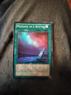 Message in a Bottle▪YUGIOH▪ZTIN▪2013▪SPANISH▪1st ED▪SUPER RARE▪NM #2926 - Image 1